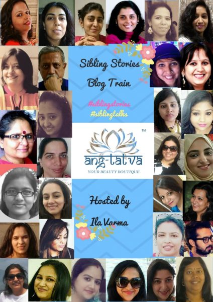 Blogtrain where more than thirty bloggers write on 'siblings' #SiblingStories #SiblingTalk