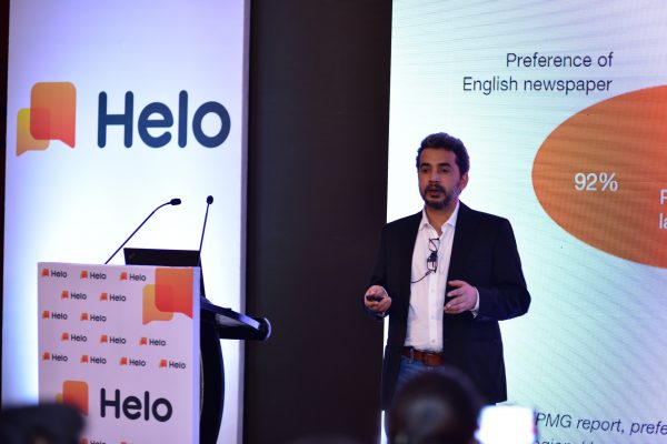 Launch of Helo... a communication app in regional languages of India