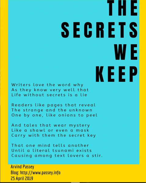 The secrets we keep. Poem. Poetry