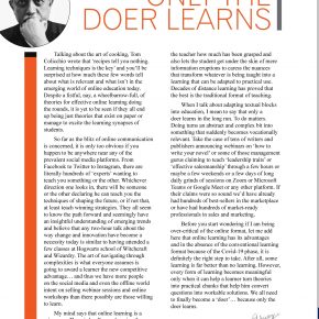 Only the doer learns