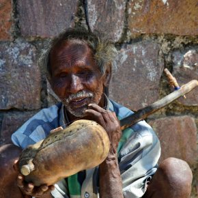 The blind singer of bhajans