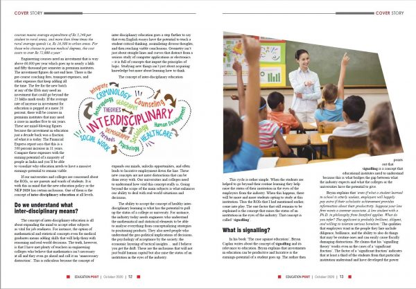 Education Post - October 2020 - Cover story - The NSEW of Education - 02